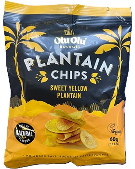 OluOlu plantain chips sweet 60g