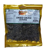 African Beauty Dried OKASI leaves (250g)