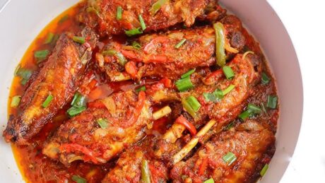 Turkey Barbeque in Garnished Sauce